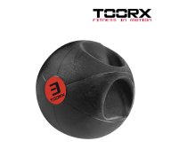 Toorx Medicine Ball w/Handles 3Kg | Tip Top Sports Malta | Sports Malta | Fitness Malta | Training Malta | Weightlifting Malta | Wellbeing Malta