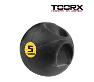 Toorx Medicine Ball w/Handles 5Kg | Tip Top Sports Malta | Sports Malta | Fitness Malta | Training Malta | Weightlifting Malta | Wellbeing Malta