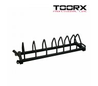 Toorx Horizontal Bumper Weight Plates Rack | Tip Top Sports Malta | Sports Malta | Fitness Malta | Training Malta | Weightlifting Malta | Wellbeing Malta