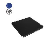 Black Puzzle Mat W/Edges 1Mx1Mx2CM | Tip Top Sports Malta | Sports Malta | Fitness Malta | Training Malta | Weightlifting Malta | Wellbeing Malta