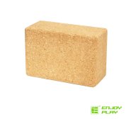 Enjoy Play Yoga Brick Cork Wood | Tip Top Sports Malta | Sports Malta | Fitness Malta | Training Malta | Weightlifting Malta | Wellbeing Malta