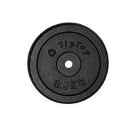 31mm Regular Weight Plate 0.5 Kg | Tip Top Sports Malta | Sports Malta | Fitness Malta | Training Malta | Weightlifting Malta | Wellbeing Malta