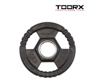 Toorx Rubber Plate Tri-Grip 2.5KG | Tip Top Sports Malta | Sports Malta | Fitness Malta | Training Malta | Weightlifting Malta | Wellbeing Malta