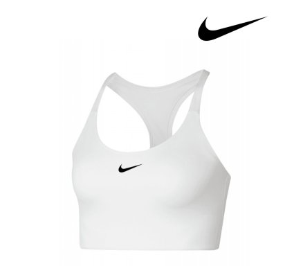 Nike Womens Dri-FIT Medium Support 1 Piece Pad Sports Bra - Smoke Grey
