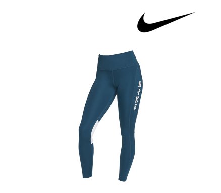 Nike Pro 365 Women s HW 7/8 Mesh Panel Leggings Model # DA0483-013 Size  Small