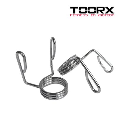 50mm Toorx Olympic Spring Collars Malta | Barbells & Rods Malta | Sports Malta | Fitness Malta | Training Malta | Weightlifting Malta | Wellbeing Malta | Tip Top Sports Malta | Tip Top Malta