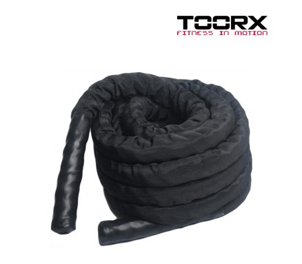 Toorx Battle Rope 15m Sleeved Malta | Undulation / Climbing Rope Malta | Sports Malta | Fitness Malta | Training Malta | Weightlifting Malta | Wellbeing Malta | Tip Top Sports Malta | Tip Top Malta