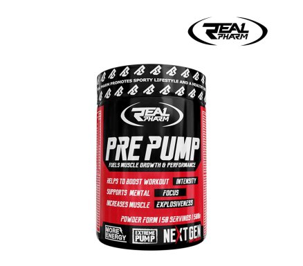 Real Pharm Pre Pump (Pre-Workout) Malta | Pre Workout Malta | Sports Malta | Fitness Malta | Training Malta | Weightlifting Malta | Wellbeing Malta | Tip Top Sports Malta | Tip Top Malta
