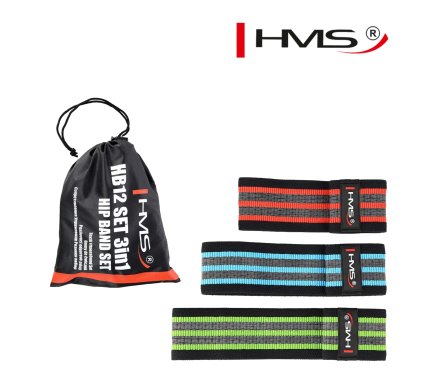 HMS Hip Band Set HB12 (3 In 1) Malta | Resistance Bands & Toning Tubes Malta | Sports Malta | Fitness Malta | Training Malta | Weightlifting Malta | Wellbeing Malta | Tip Top Sports Malta | Tip Top Malta