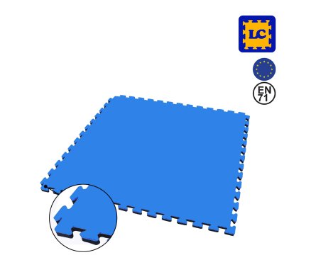 LC Mat Puzzle 100x100x2CM Blue/Black Malta | Puzzle Mats Malta | Sports Malta | Fitness Malta | Training Malta | Weightlifting Malta | Wellbeing Malta | Tip Top Sports Malta | Tip Top Malta