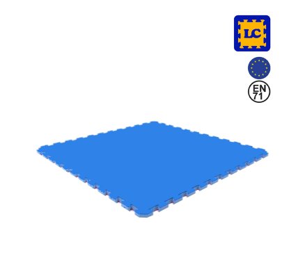 Blue LC Mat Puzzle 100X100X1CM  Malta | Puzzle Mats Malta | Sports Malta | Fitness Malta | Training Malta | Weightlifting Malta | Wellbeing Malta | Tip Top Sports Malta | Tip Top Malta