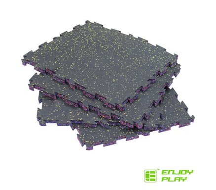 Enjoy Play 4 Pieces Rubber Inter Lock Mat Malta Puzzle Mats