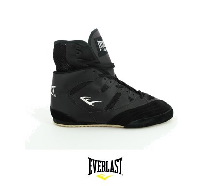 Everlast Hi Top Boxing Shoes Black 
