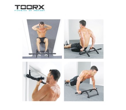 Toorx Door 3 in 1 Door Chin Up Bar Malta Pull Up Bar Door Gym