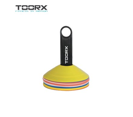 Toorx Agility Speed Cones Set Malta | Cones Malta | Sports Malta | Fitness Malta | Training Malta | Weightlifting Malta | Wellbeing Malta | Tip Top Sports Malta | Tip Top Malta