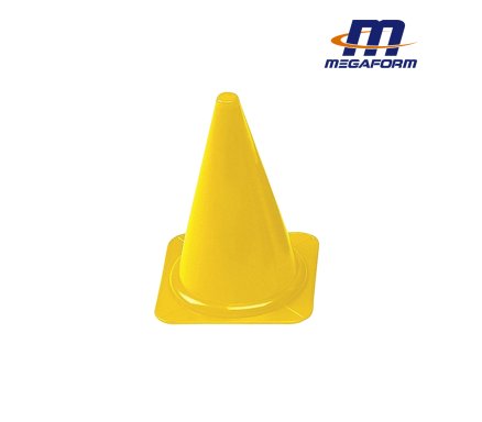 Megaform Yellow Marker Cone 40cm Malta | Cones Malta | Sports Malta | Fitness Malta | Training Malta | Weightlifting Malta | Wellbeing Malta | Tip Top Sports Malta | Tip Top Malta