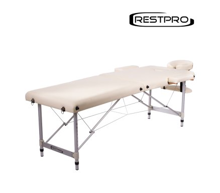 Restpro Portable Massage Table ALU-2-M-Cream Malta | Massage Tables Malta | Sports Malta | Fitness Malta | Training Malta | Weightlifting Malta | Wellbeing Malta | Tip Top Sports Malta | Tip Top Malta