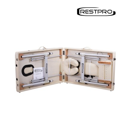 Restpro Portable Massage Table ALU-2-M-Cream Malta | Massage Tables Malta | Sports Malta | Fitness Malta | Training Malta | Weightlifting Malta | Wellbeing Malta | Tip Top Sports Malta | Tip Top Malta