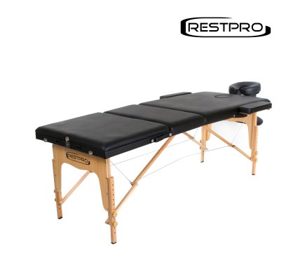 Restpro Classic-3 Black Portable Massage Table Malta | Massage Tables Malta | Sports Malta | Fitness Malta | Training Malta | Weightlifting Malta | Wellbeing Malta | Tip Top Sports Malta | Tip Top Malta