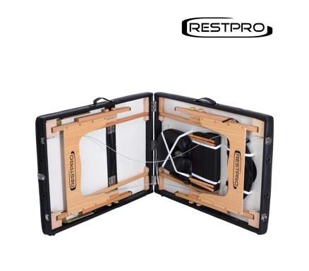 Restpro Classic-3 Black Portable Massage Table Malta | Massage Tables Malta | Sports Malta | Fitness Malta | Training Malta | Weightlifting Malta | Wellbeing Malta | Tip Top Sports Malta | Tip Top Malta