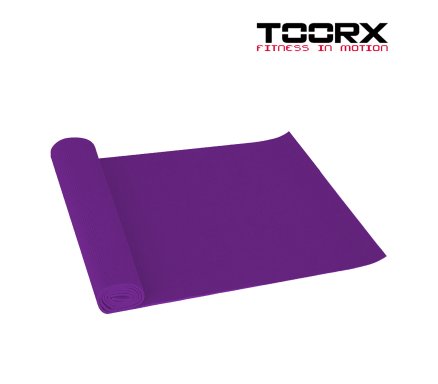 Toorx Anti Slip Purple & Grey Yoga Mat Malta, Mats Malta