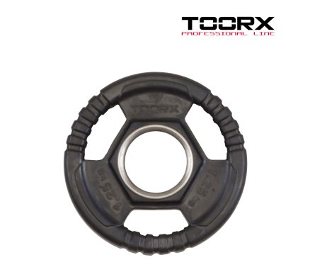 Toorx Rubber Plate Tri-Grip 1.25KG Malta | Plates Olympic Weights Malta | Sports Malta | Fitness Malta | Training Malta | Weightlifting Malta | Wellbeing Malta | Tip Top Sports Malta | Tip Top Malta