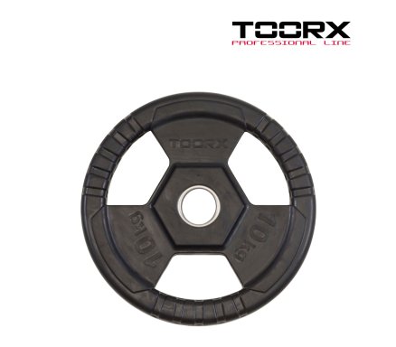 Toorx Rubber Plate Tri-Grip 10KG Malta | Plates Olympic Weights Malta | Sports Malta | Fitness Malta | Training Malta | Weightlifting Malta | Wellbeing Malta | Tip Top Sports Malta | Tip Top Malta
